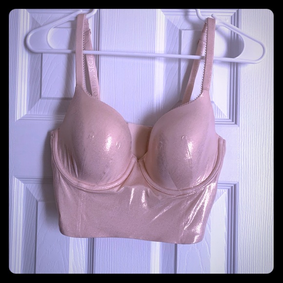Victoria's Secret Other - NWOT Victoria’s Secret Shimmer Corset/Crop top